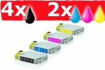 Alternativ zu Epson T0551-T0554 Tinten Spar-Set (BK,C,M,Y) 10 St